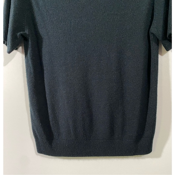 Vintage Liz Baker Short Sleeve Sweater in Black Size Large - Picture 4 of 8